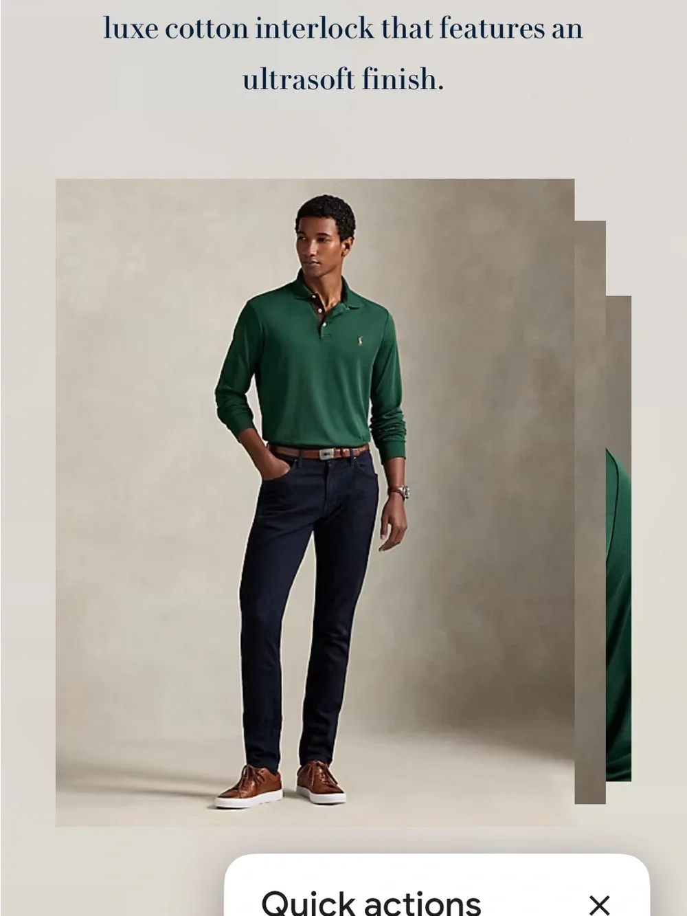 Ralph Lauren classic fit